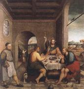 Jacopo Bassano The meal in Emmaus oil painting